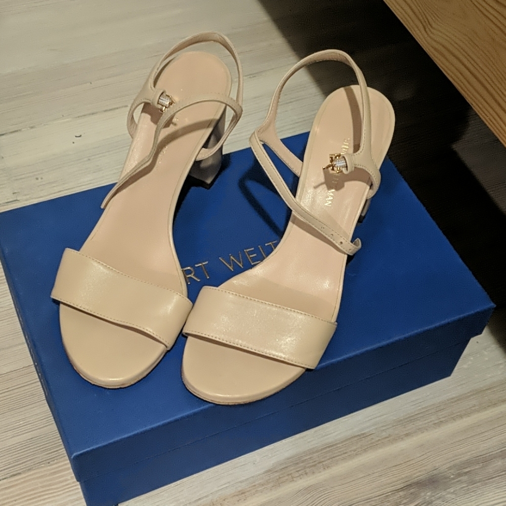 Stuart Weitzman Nude Sandals